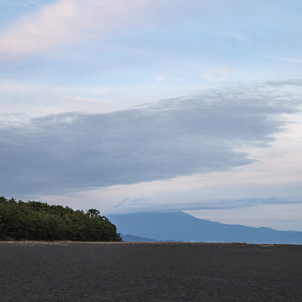 霊験あらたかな三保半島に今も残る白砂青松、日本の原風景。[三保松原