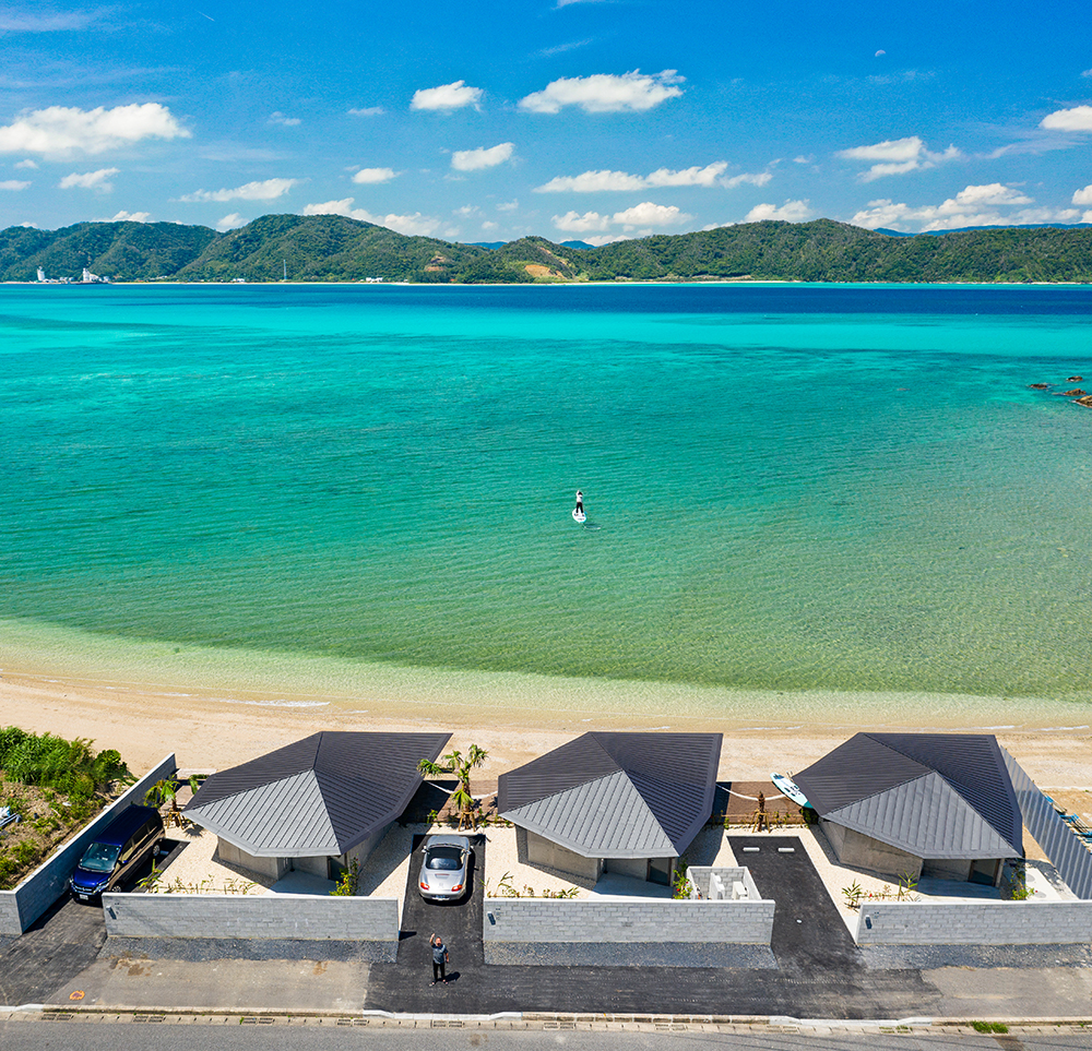奄美大島の海をプライベート ビーチ感覚で楽しめる極上のリゾート 伝泊 The Beachfront Mijora Onestory